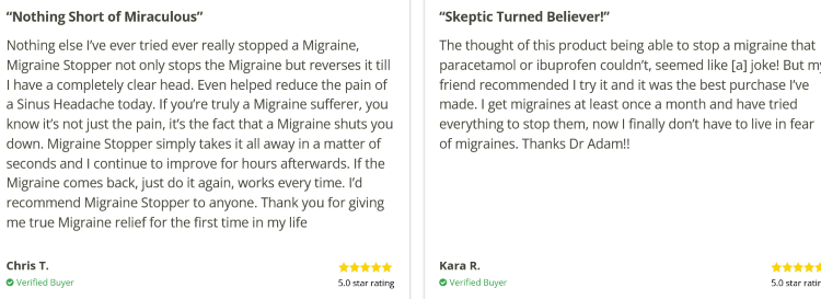 The Migracorr Migraine Stopper Device Review