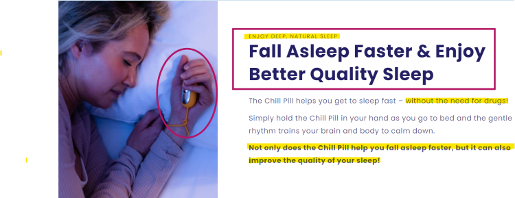 The Chill Pill gadget